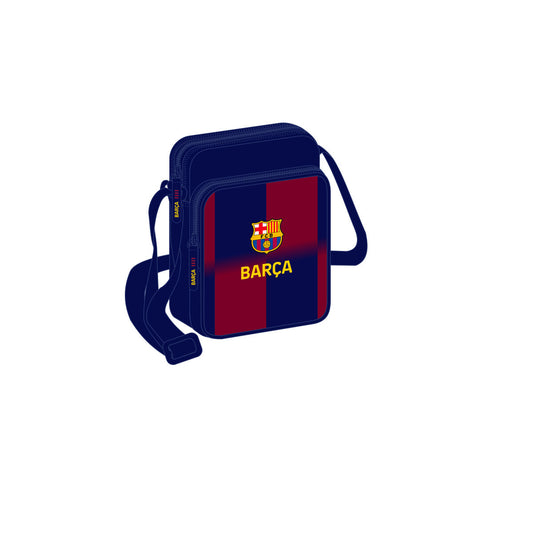 F.C. Barcelona Axelväska F.C. Barcelona Blå Rödbrun 16 x 22 x 6 cm – produktbild 1 (Itsbag)