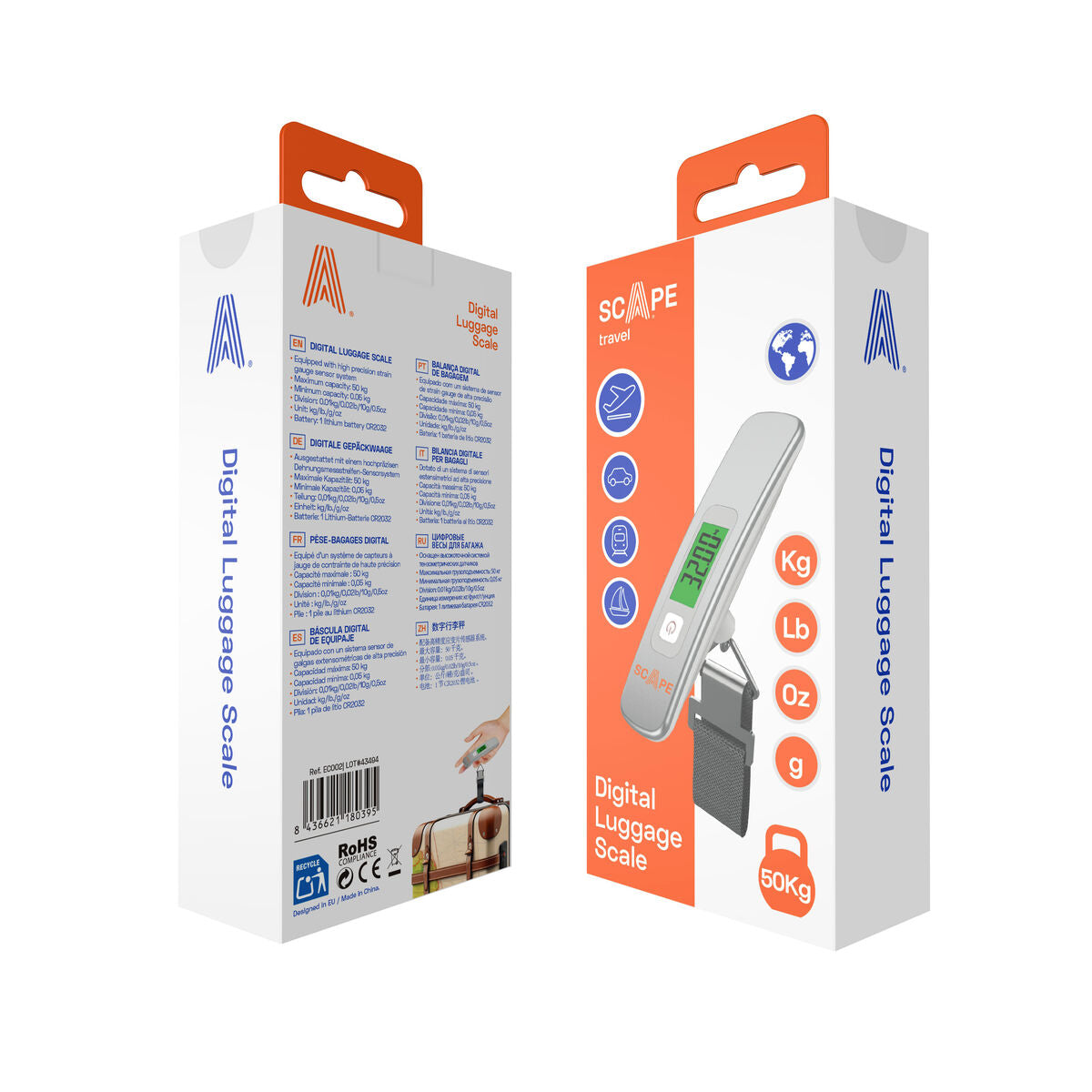 Scape Travel Digital bagagevåg Scape Travel ELS30 – produktbild 10 (Itsbag)