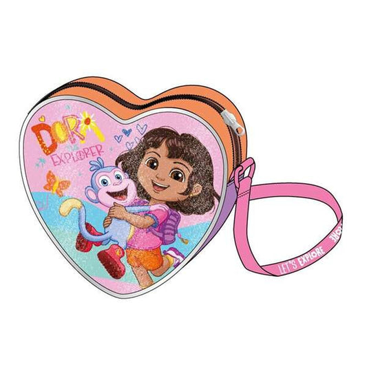 Dora The Explorer Axelväska Dora The Explorer Fuchsia 15 x 14 x 4 cm – produktbild 1 (Itsbag)