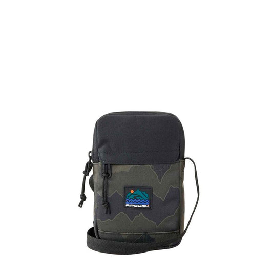 Rip Curl Axelväska Rip Curl Slim Pouch Search Camo Svart – produktbild 1 (Itsbag)