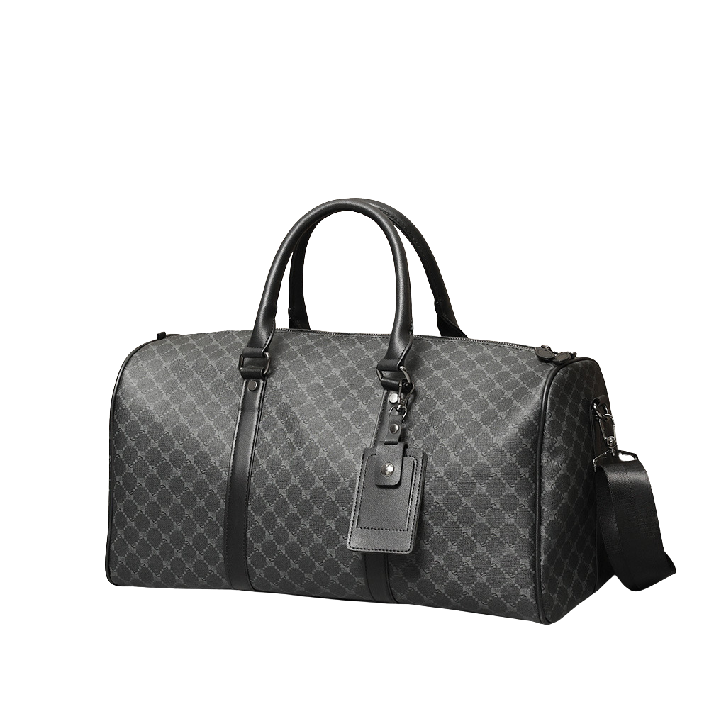 Herr-weekendbag i läderdesign – perfekt för resa och vardag