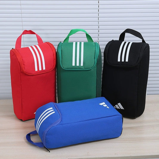 rymlig skoväska med handtag för skor och träningsutrustning