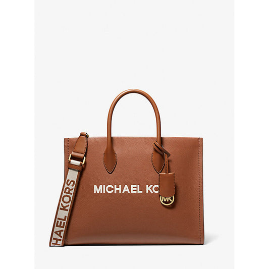 Michael Kors Handväska Greenwich Naturlig Adring Brun