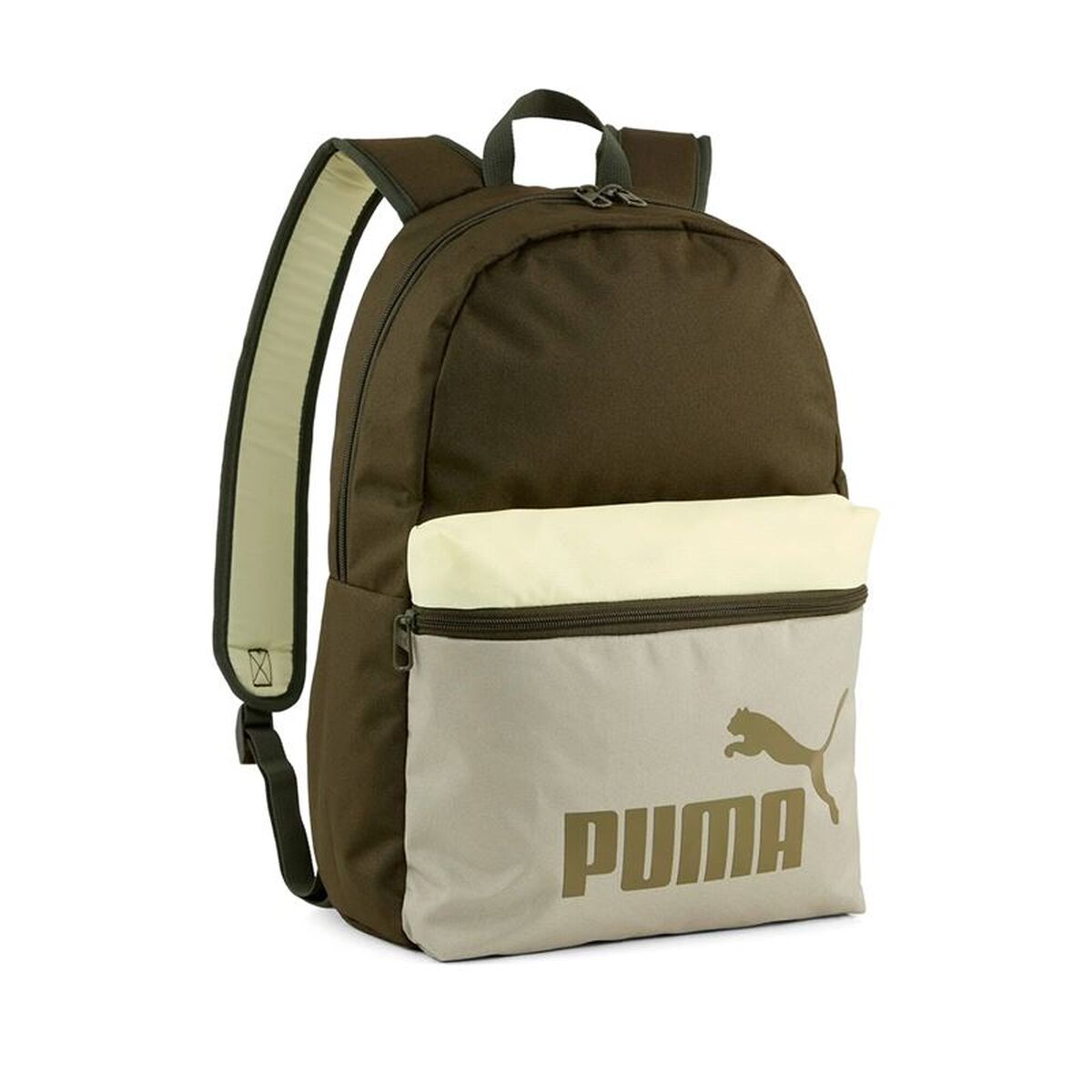 Puma Ryggsäck Casual Puma Phase Color Block Oliv – produktbild 1 (Itsbag)