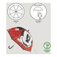 Paraply Mickey Mouse Röd (Ø 71 cm) – produktbild 6 | Itsbag