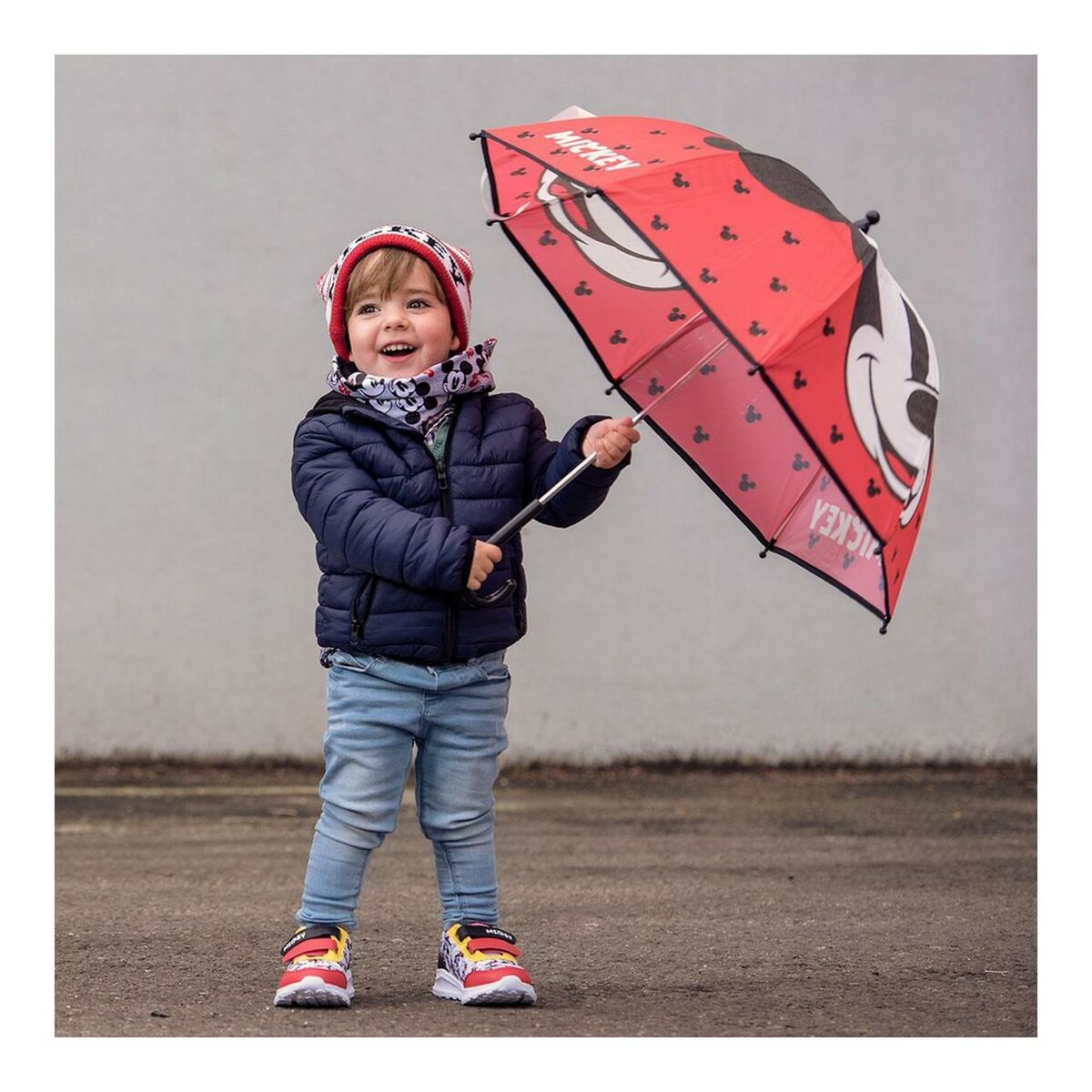 Paraply Mickey Mouse Röd (Ø 71 cm) – produktbild 7 | Itsbag