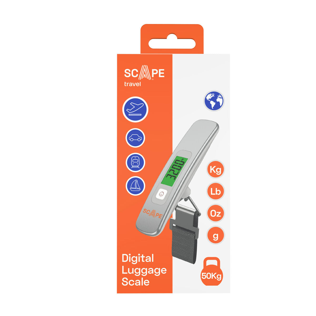 Scape Travel Digital bagagevåg Scape Travel ELS30 – produktbild 7 (Itsbag)