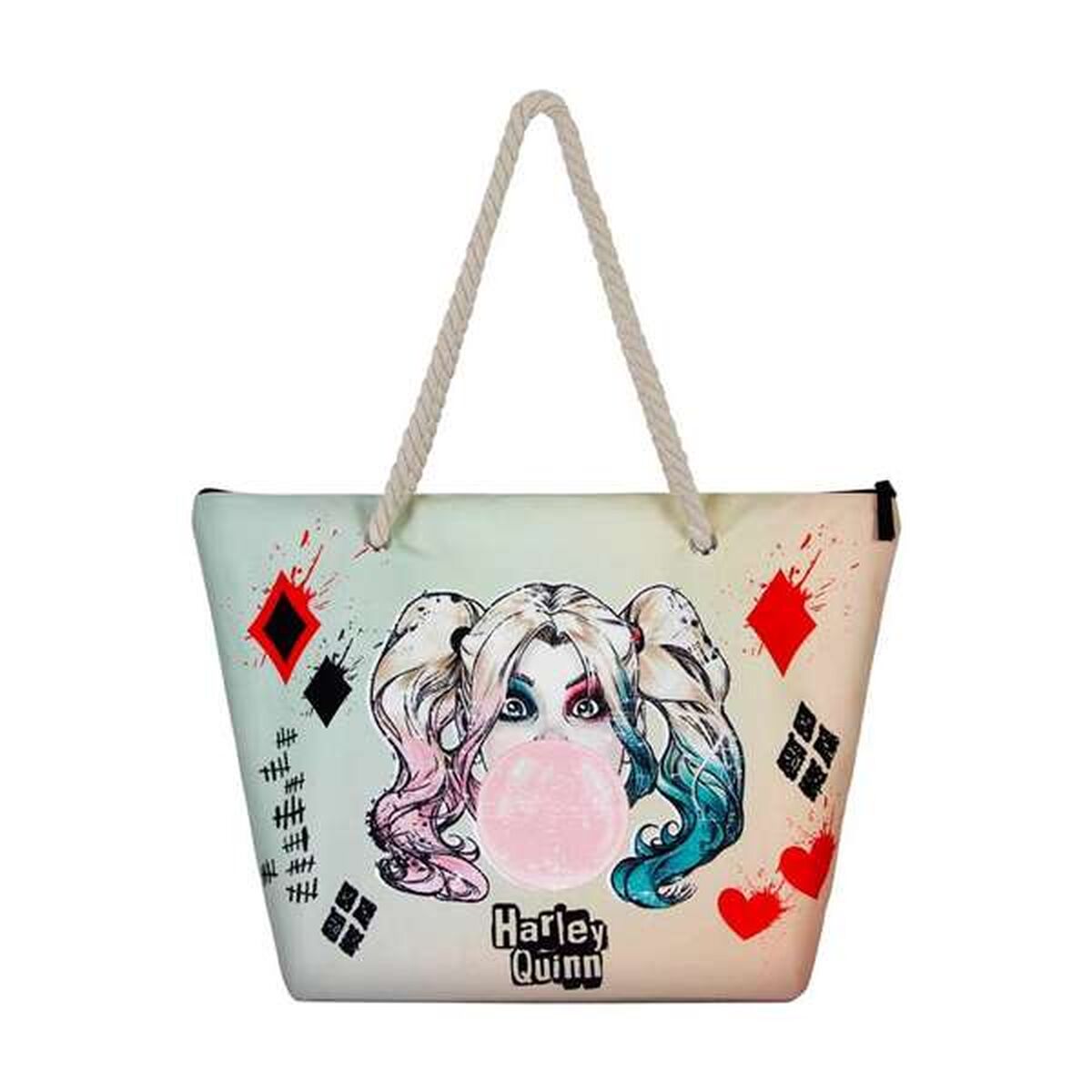 Harley Quinn Strandväska Harley Quinn Multicolour – produktbild 4 (Itsbag)
