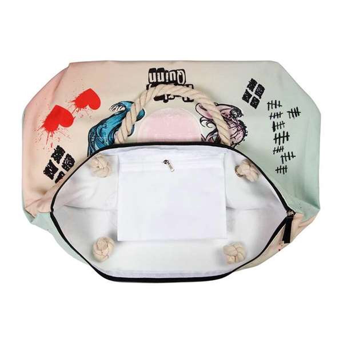 Harley Quinn Strandväska Harley Quinn Multicolour – produktbild 5 (Itsbag)