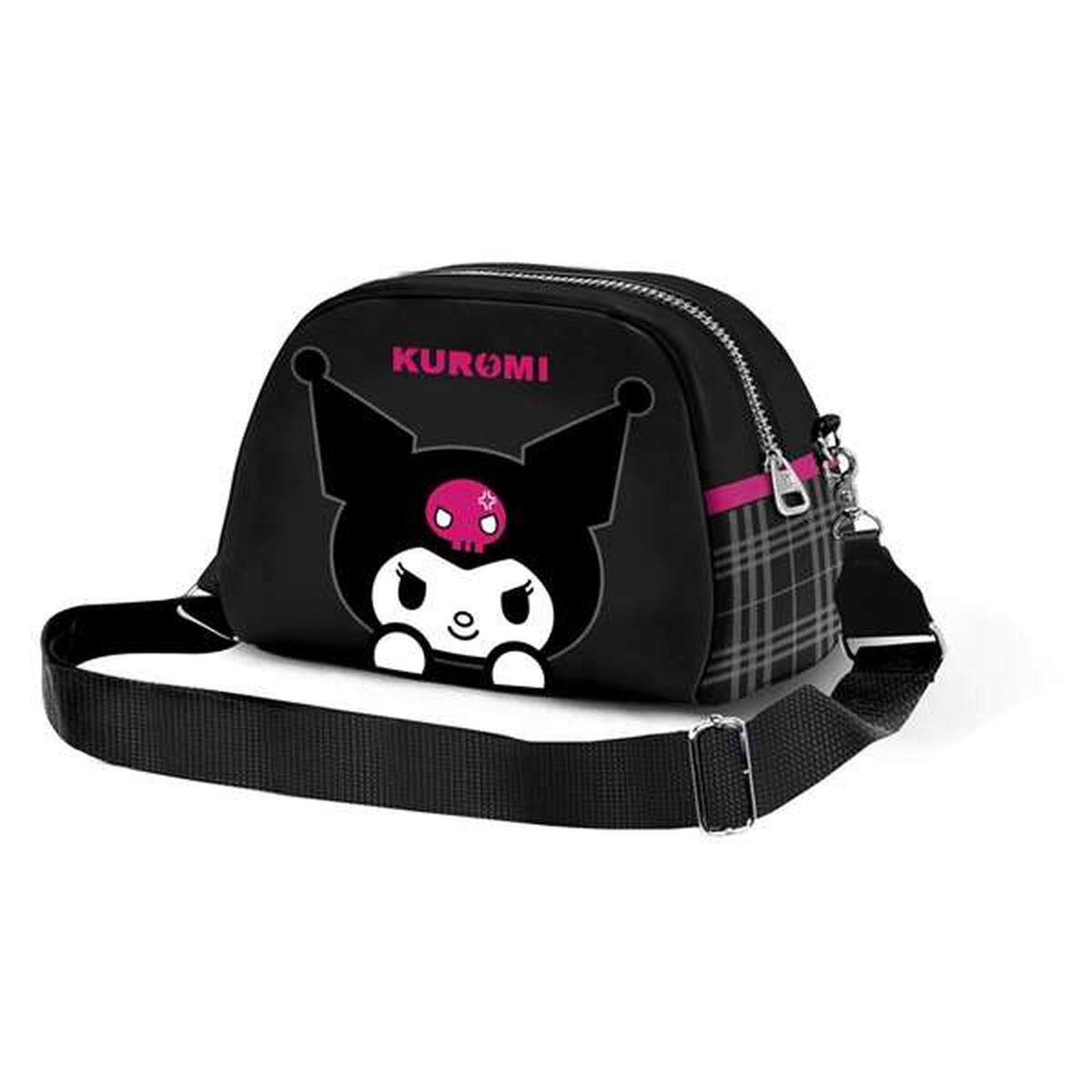 Kuromi Axelväska Kuromi Svart 14 x 23 x 9 cm – produktbild 1 (Itsbag)