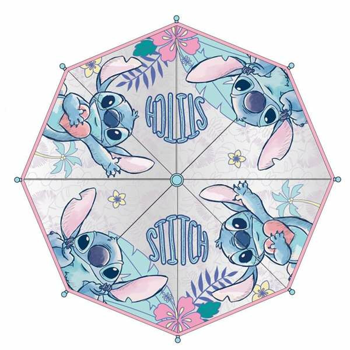 Paraply Rosa 45 cm – produktbild 2 | Itsbag