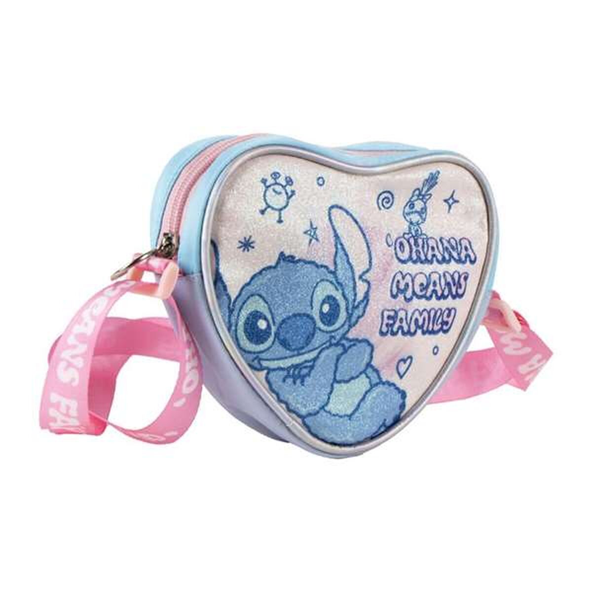 Stitch Axelväska Stitch Rosa 15 x 14 x 4 cm – produktbild 1 (Itsbag)
