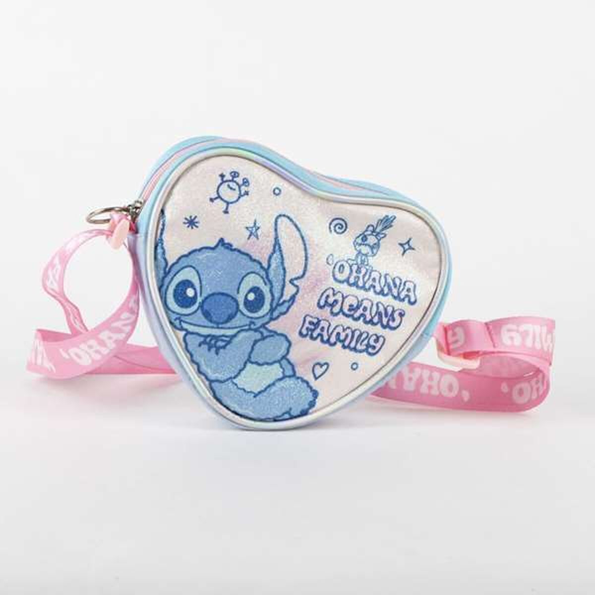 Stitch Axelväska Stitch Rosa 15 x 14 x 4 cm – produktbild 4 (Itsbag)