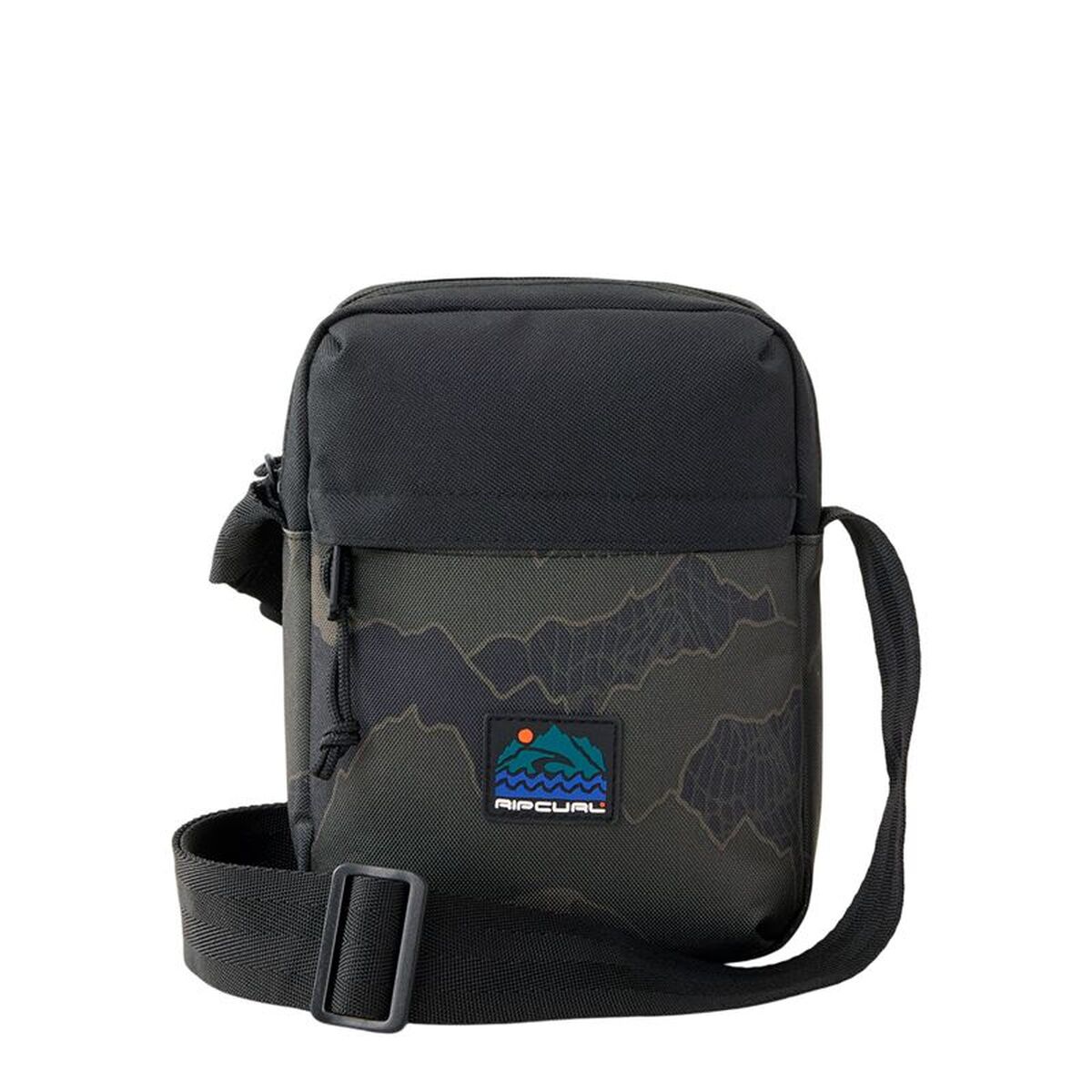 Rip Curl Axelväska Rip Curl No Idea Pouch Search Camo Svart – produktbild 1 (Itsbag)
