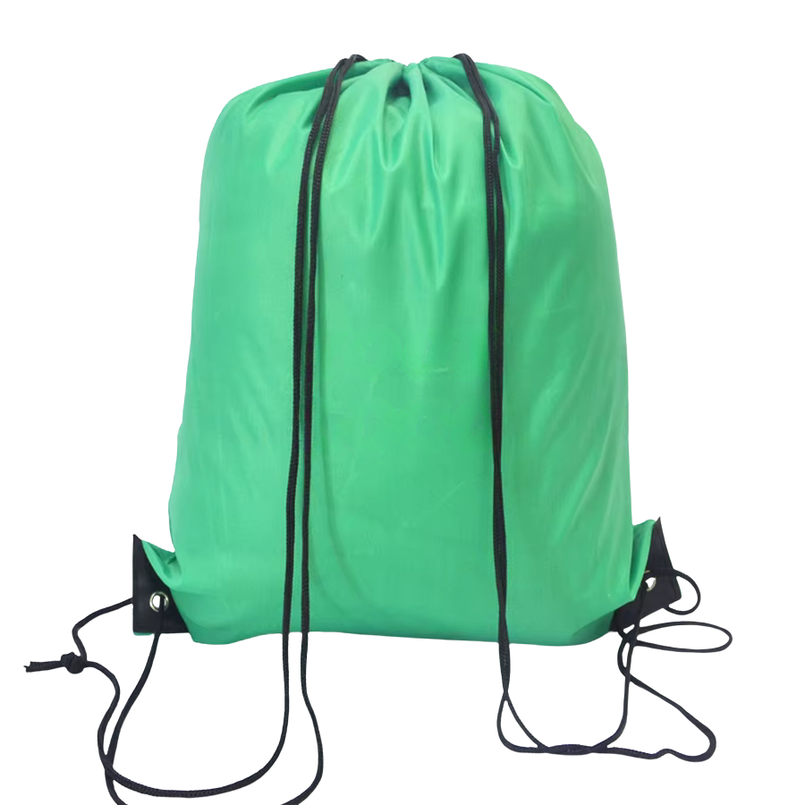 Grön gympapåse – rymlig träningspåse för skor, kläder och tillbehör