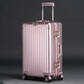 Itsbag.se pink aluminum-magnesium alloy suitcase with TSA lock and 360° wheels