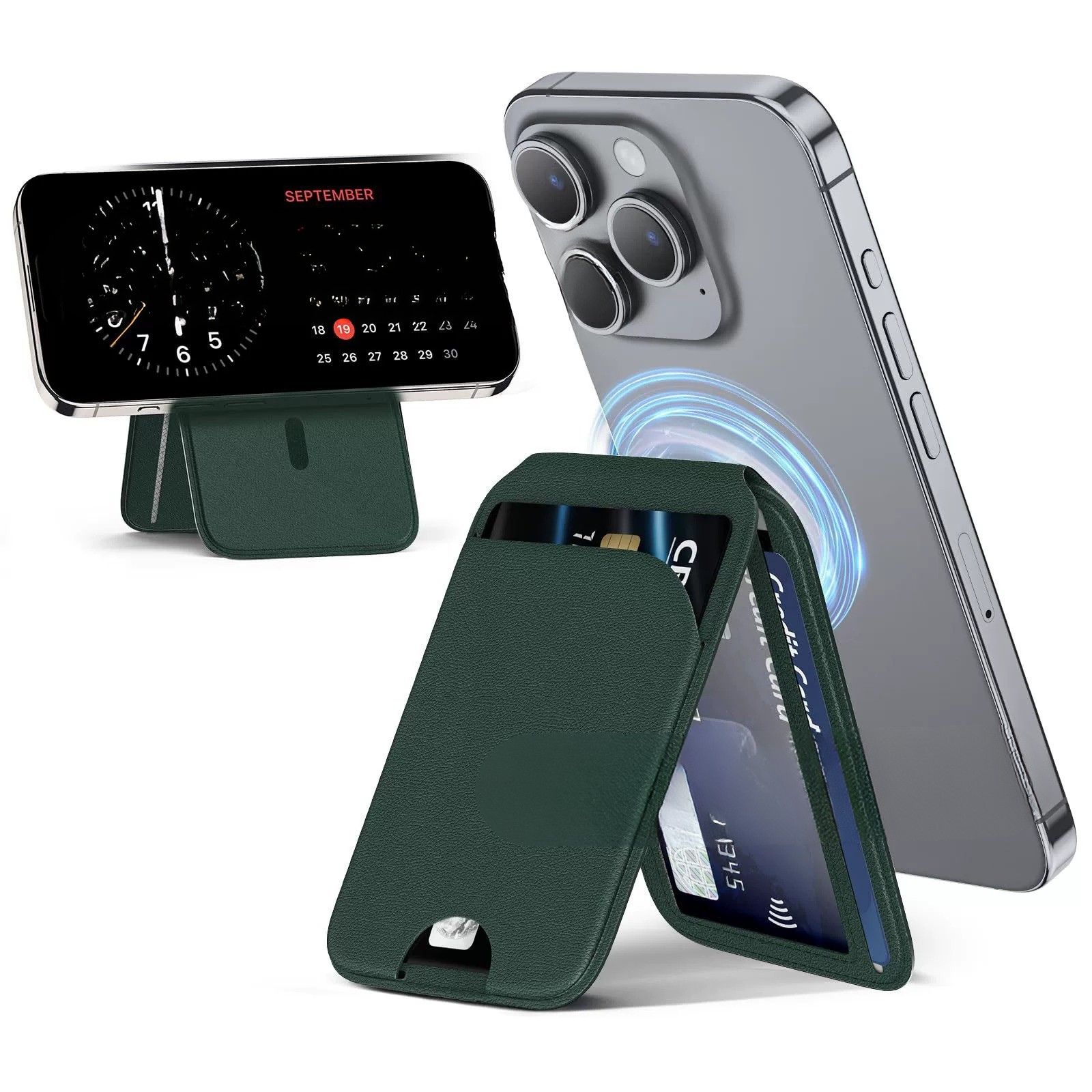 Magnetisk korthållare – slim modell för kort och ID