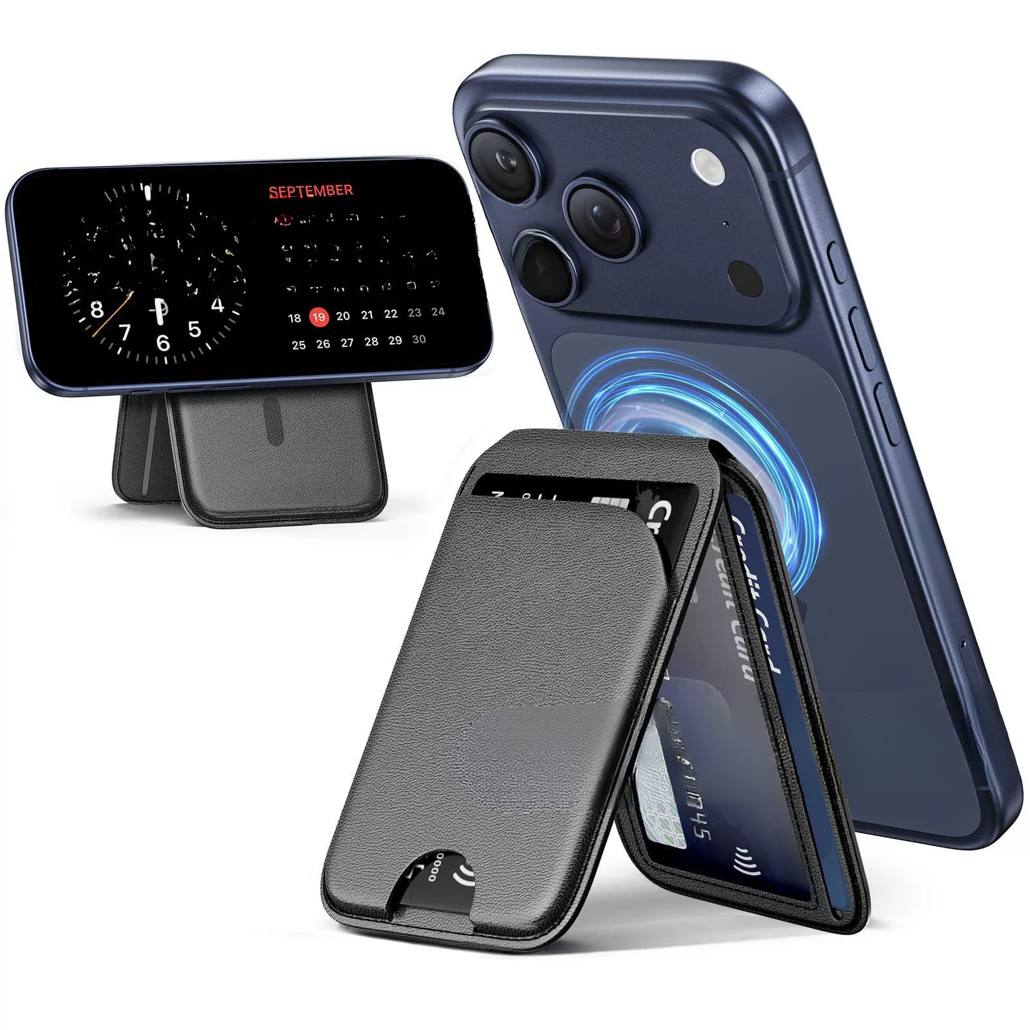 Magnetisk korthållare – slim modell för kort och ID