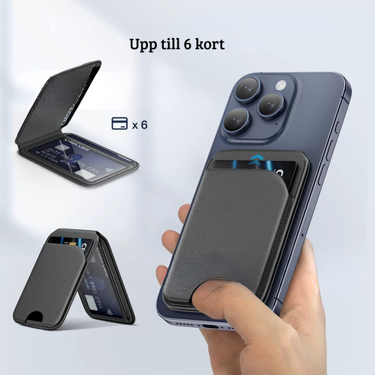 Magnetisk korthållare – slim modell för kort och ID