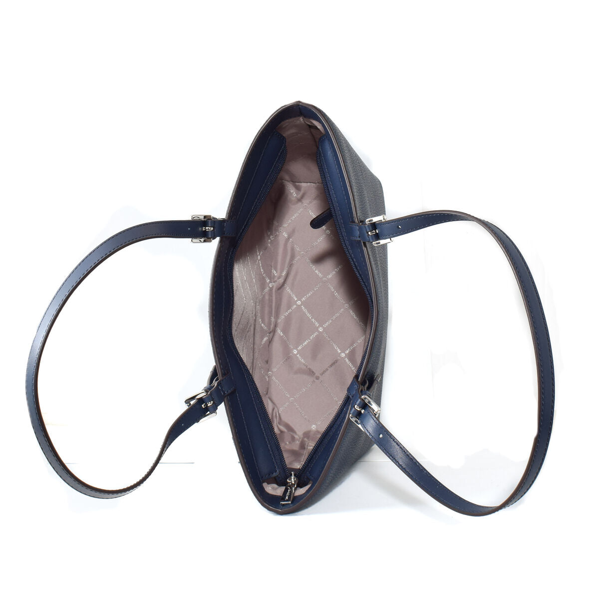 Michael Kors Axelväska 35h3stvt6b Navy Syntetiskt Blå