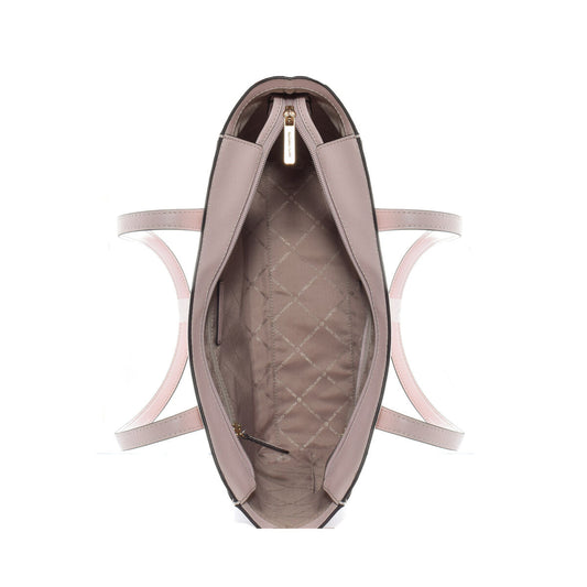 Michael Kors Axelväska Leida Canvasdesign Rosa