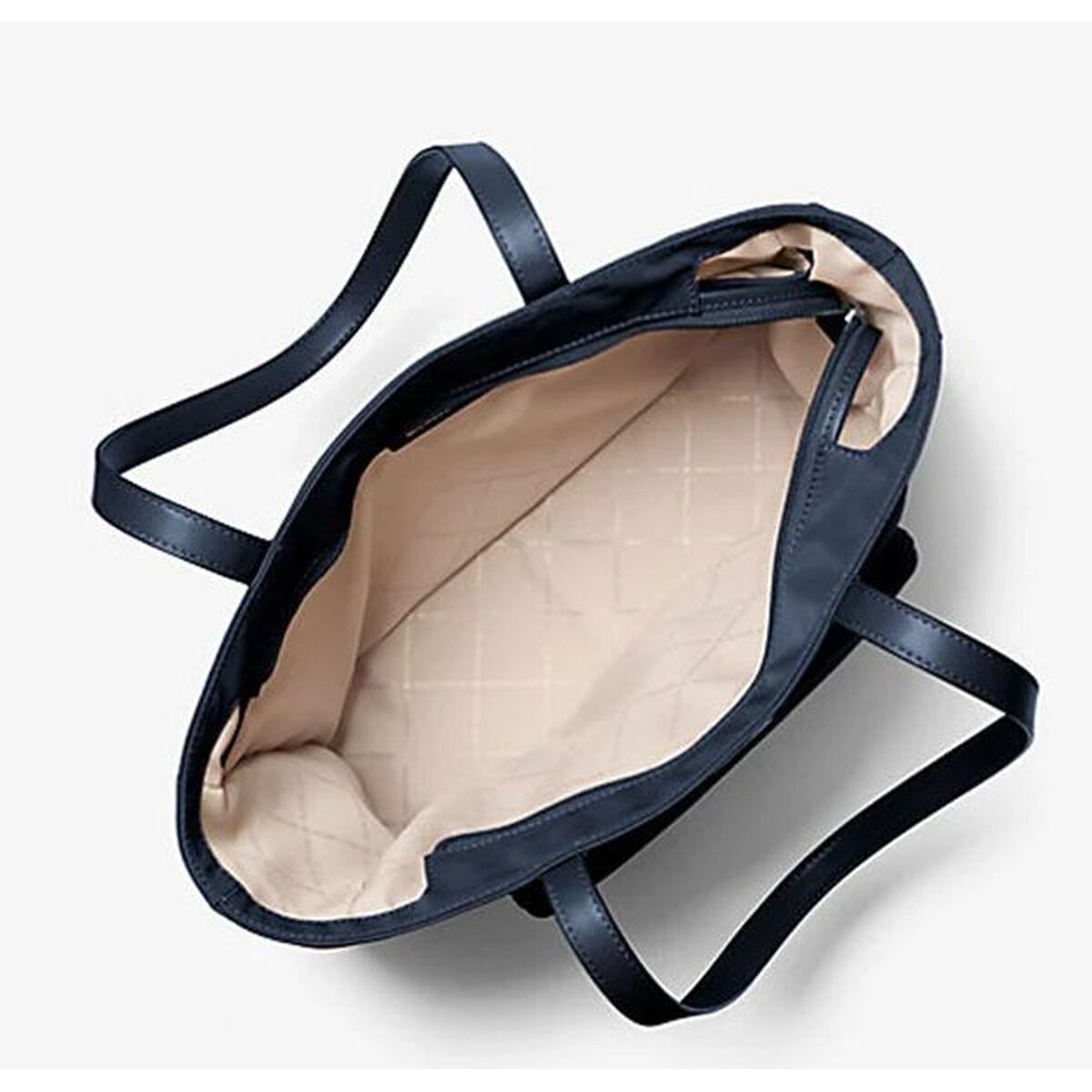 Michael Kors Axelväska Khai Tillverkad Atervunnet Blå