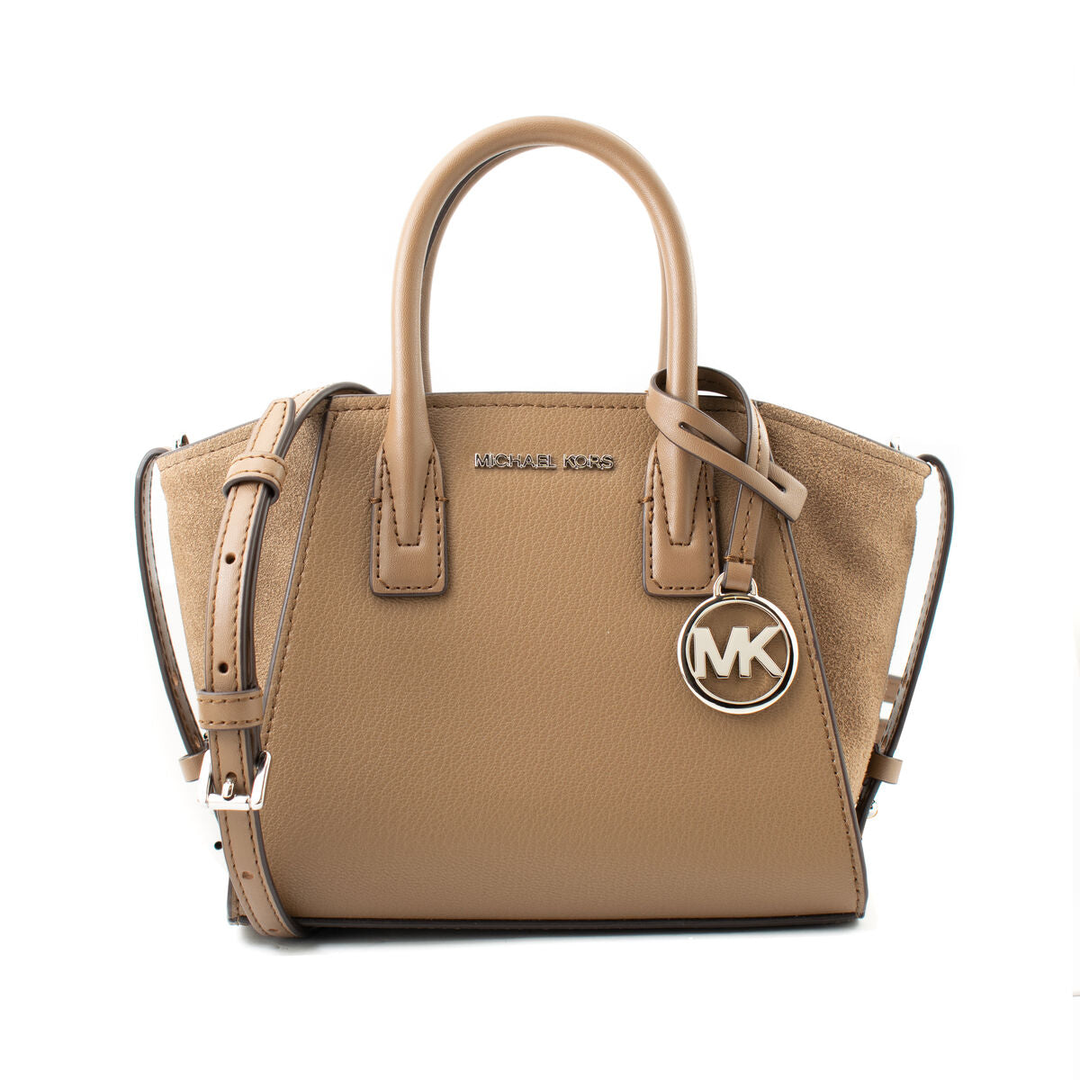 Michael Kors Handväska Avril Konstlader Diskret Brun