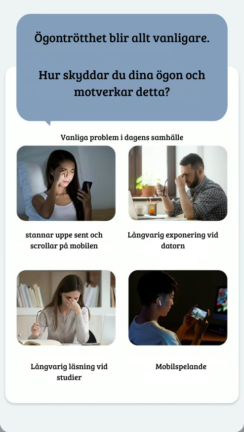 Grå ögonmassage-mask med värme – elektrisk sovmask för avslappning