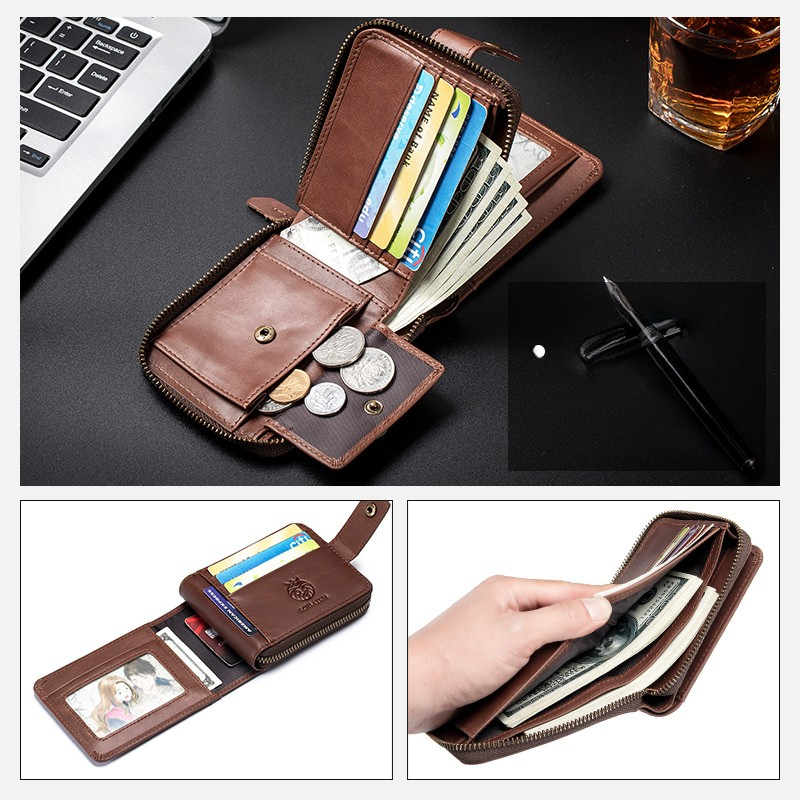 Klassisk herrplånbok – stilren plånbok i tidlös design